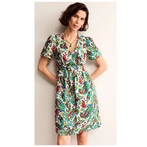 Boden Eve Linen Short Dress Size US/2R